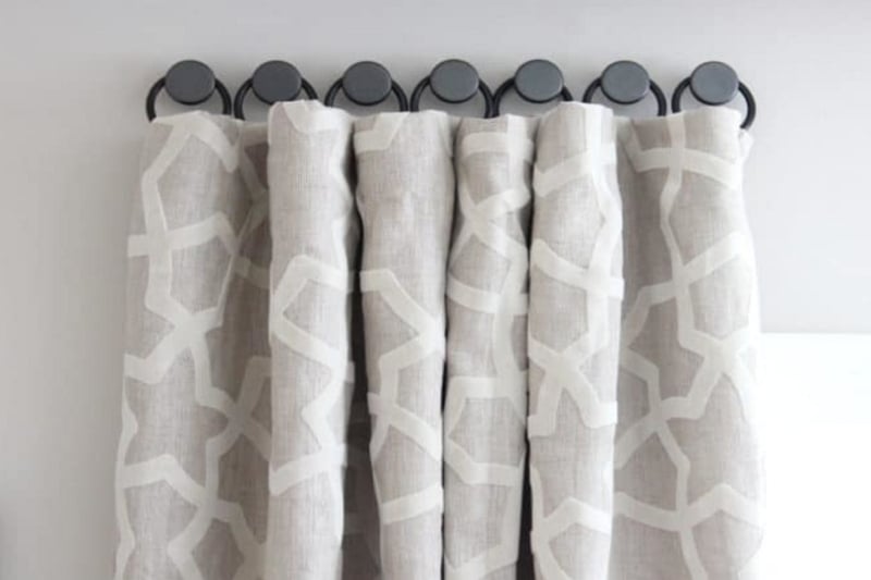10 tips om hur man hänger gardiner utan gardinstänger