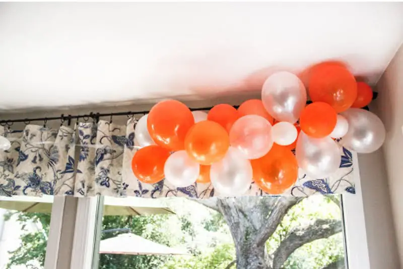 6 Enkelt och enkelt DIY om hur man hänger ballongdraperier
