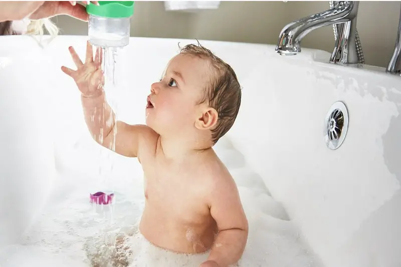 Hur mycket bakpulver i babybad